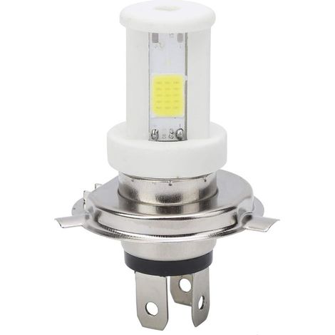 Ampoule de Phare LED, H4 LED Ampoule de Phare de Moto Faisceau Haut/Bas Lumière Blanche 1080LM 6500K Lampe Avant de Moto (1/5)
