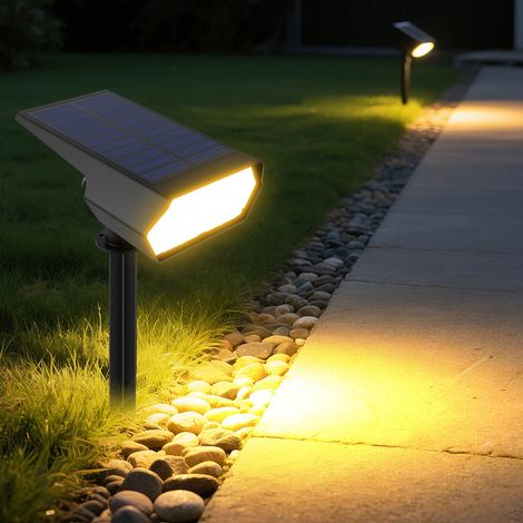 Applique murale solaire LED extérieure (lumière chaude), étanche, 2 modes de luminosité (1/5)