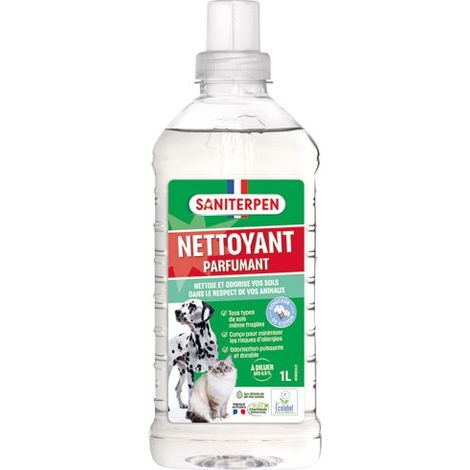 SANITERPEN - Nettoyant parfumant écologique douceur de coton 1 L