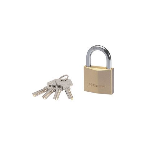 MASTER LOCK Cadenas laiton massif haute sécurité 50 mm (1/3)