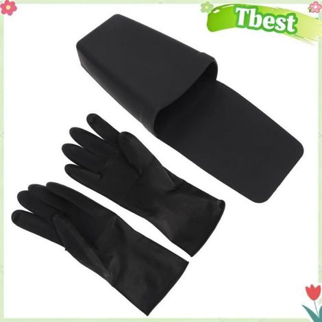 Tbest pochette en silicone pour fer à friser Pochette en Silicone résistante à la chaleur, support de electromenager electrique (1/4)