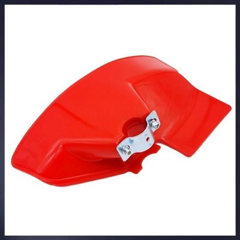Protection Pour Tondeuse À Gazon - Panneau De Protection En Nylon - Pour Irrigateurs Et Tondeuses - 28 X 20 Cm - Compatible Tubes 26 À 28 Mm - 1 Pièce (1/2)