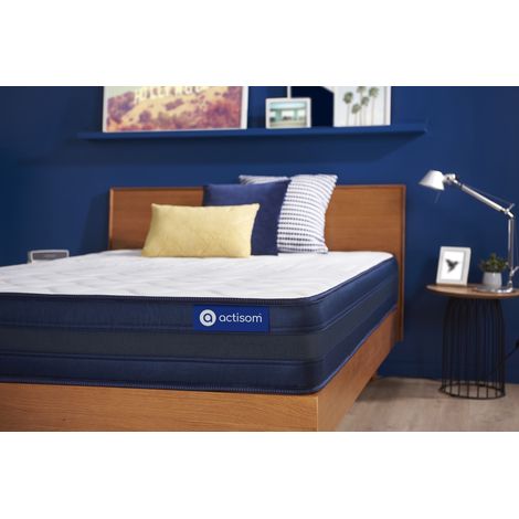 Matelas Actiflex tech 90 x 190 cm Ressorts ensachés et mémoire de forme - Epaisseur:24cm (1/5)