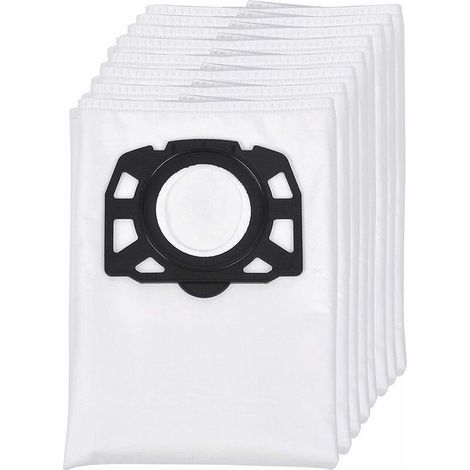Lot De 8 Sacs Filtrants De Rechange Pour Aspirateur Karcher Wd4 Wd5 Wd5 / Premium / Mv4 / Mk5 / Mv6 (1/5)