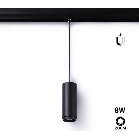 LED-Pendelleuchte für Magnetschiene mit Zoom 15°-60° - 48V - 8W