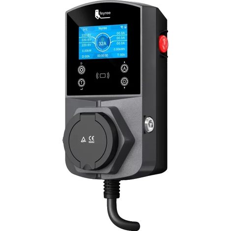 Chargeur EV, Contrôle Intelligent, Design Étanche, 32A 22KW 3 Phases (1/2)