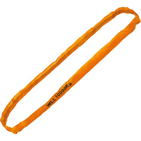Gr .3 Meter RUNDSCHLINGE, WLL 10000 kg, ORANGE ornage roundsling, WLL 10000 kg, (1/2)
