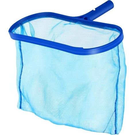 Épuisette de piscine, bleue, à mailles fines, pour ramasser les feuilles, les insectes et les débris, à utiliser dans les bassins, les fontaines, les spas et les baignoires.-AquaForge (1/5)