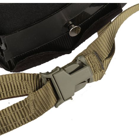 Système de fixation réglable pour casque de vélo, accessoire antivent pour sports extérieurs (Vert) (1/4)