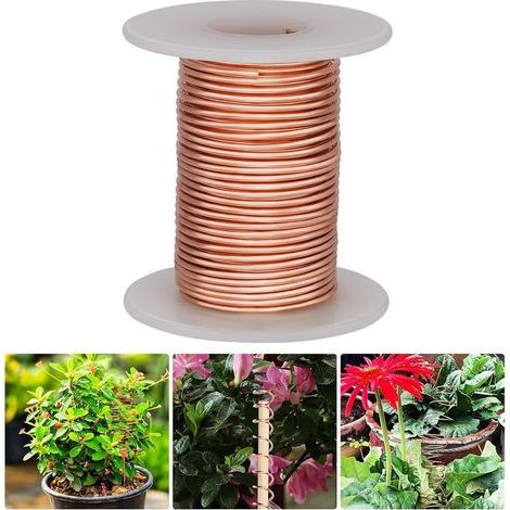 Filo di rame puro, per giardinaggio elettrico, creazione di gioielli, (1,5 mm), 10 m (1/5)