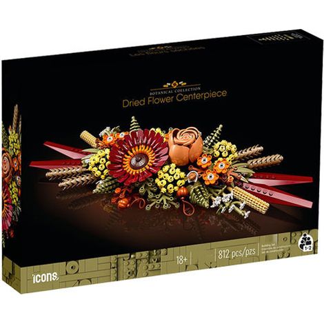 Botanicals Le Centre de Table Fleurs Séchées - Plantes Artificielles avec Rose et Gerbera à Construire pour Adulte - Décoration de Maison - Idée Cadeau pour Femme ou Homme