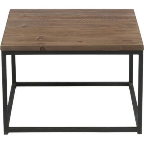 Table basse carrée en bois et métal - ALLEN (1/5)