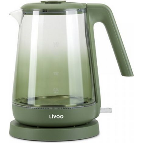Elektrischer wasserkocher aus glas, 1,7 l, 2200 w - Livoo - DOD216V (1/4)