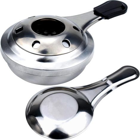 Brûleur À Alcool - Acier Inoxydable - Pour Fondue Et Réchauffage En Extérieur - Portable Et Sécurisé - 1 Pièce