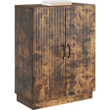Maison Exclusive - Credenza Rovere Fumo 66 x 34,5 x 87 cm Legno ingegnerizzato