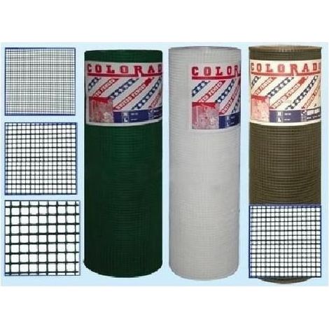 RETE IN PLASTICA COLORADO VERDE MT50 H100 20X20 (1/5)