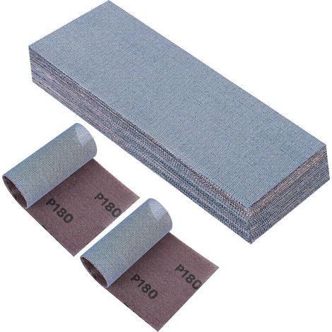 Schleifstreifen Netz Klett Keramik 80x230mm 25 Stück 180 körnung (1/5)