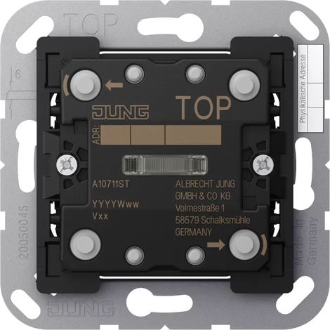 Jung KNX Taster Standard, 1fach, F10, Secure, Serie AS/A A 1071 1ST (1/2)