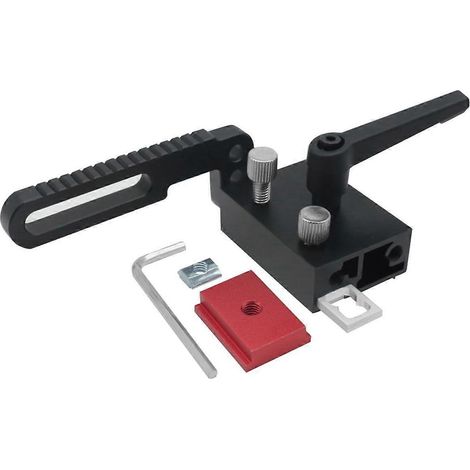 Limiteur de voie inclinée pour le travail du bois, limiteur de plateforme de poussée de type 75, butée de retournement réglable de type T (1/4)