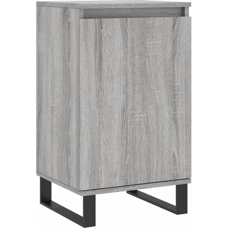 Aparador cómoda mueble de almacenaje organizador para cocina salón salón Sonoma 40 x 35 x 70 cm madera de ingeniería gris 020036361