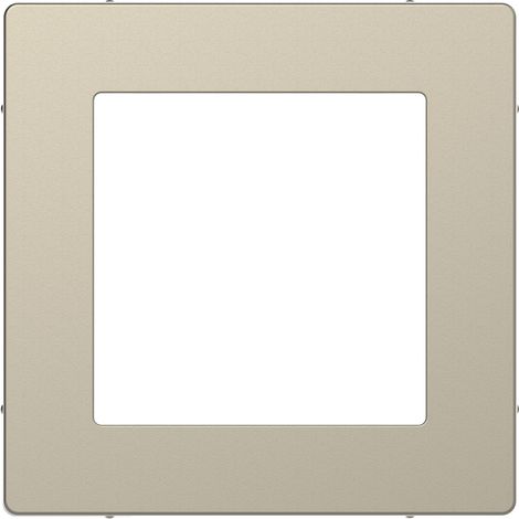 D-Life cadre de finition pour méca 45x45 Unica blanc sable 1 poste SCHNEIDER MTN4089-6033