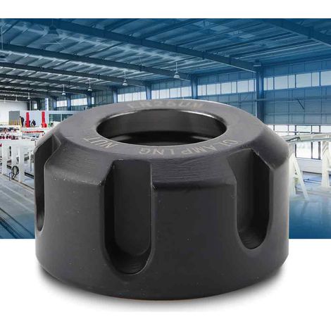 1 Stück ER25UM dynamische Ausgleichsmutter Metall-Spannzangenmutter Futterhalter Drehbank (Schwarz M321,5) (1/5)