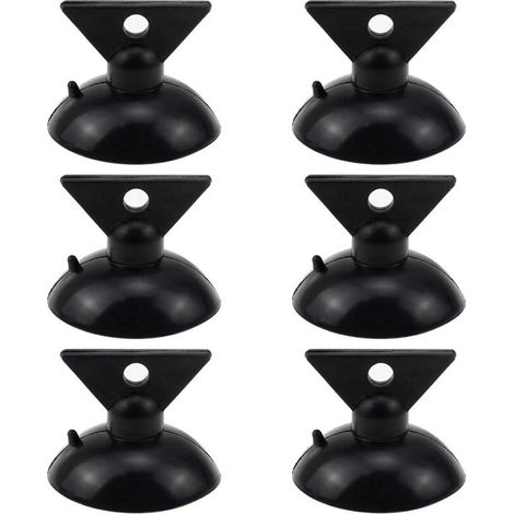 [NON UTILIZZATO] Strumento per la rimozione delle lampadine - Confezione da 6 pezzi, per lampadine, strumento a ventosa, LED, alogene, GU10, MR16, strumento a ventosa - Nero