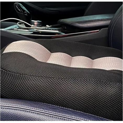 Siège rehausseur de voiture portable - Coussin rehausseur - Hauteur 12 cm - Ergonomique - Transport facile (1/4)