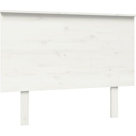 Maison Exclusive - Testiera per Letto Bianca 104x6x82,5 cm Legno Massello di Pino
