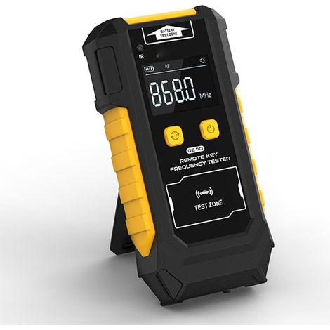 Tester per chiave telecomando 433/868/902 MHz, rilevatore di frequenza per batteria a bottone auto (1/5)