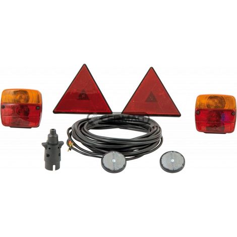Kit luci posteriori per rimochio macchina agricola