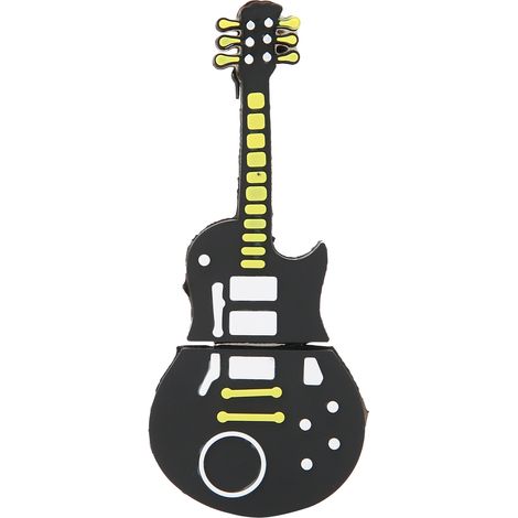 16 GB USB-Stick mit Cartoon-Gitarrenmotiv – Tragbarer Speicher für Datenspeicherung und -übertragung – Originelles Geschenk (1/5)