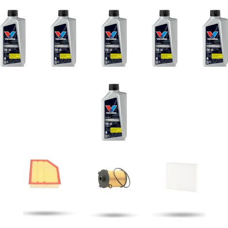 Kit tagliando 3 FILTRI e 6L OLIO compatibile con Volvo V60 2.0 T5 177kw Dal 2010 (1/5)