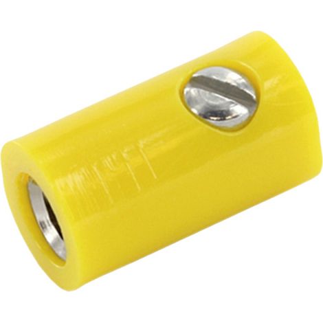 econ connect HOK25GE Miniatur-Rundsteckverbinder Kupplung, gerade  Gelb 1 St. Bulk (1/2)