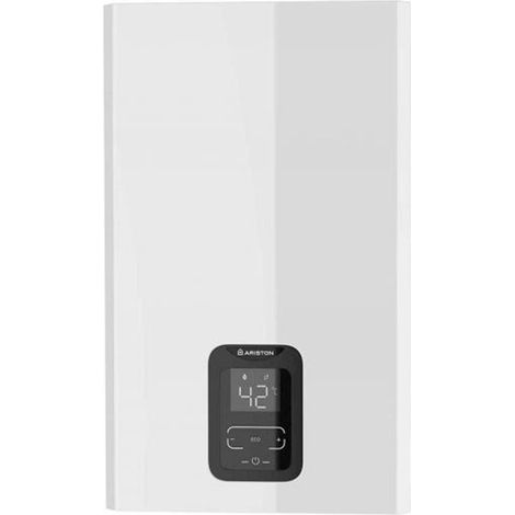 Ariston Group – Chauffe-eau instantané gaz 11L – Faible émission de NOx – Allumage électronique – Modulation thermostatique – Design compact