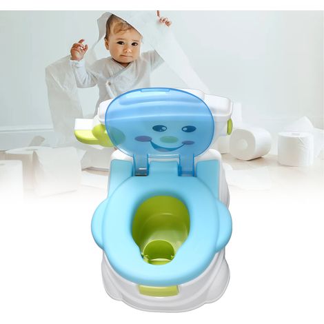 Toilettensitzverkleinerer für Babys, blauer Hintergrund (1/5)