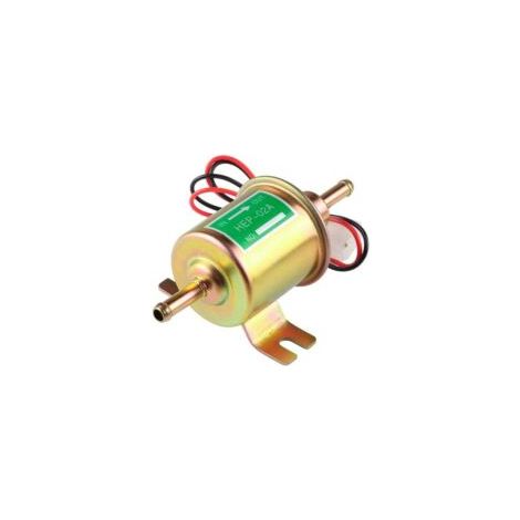 Bomba de combustible eléctrica universal para gasolina y diésel 12V HEP-02A, modelo OEM de bajo voltaje, apta para la mayoría de carburadores no originales de automóviles, motocicletas, vehículos todo (1/4)