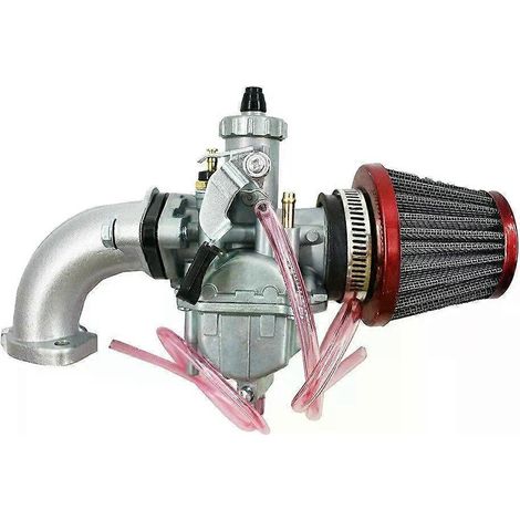 Luftfilter und Ansaugrohr für VM22 26 mm Vergaser, kompatibel mit Mikuni 110 cc, 125 cc und 140 cc Offroad-Motorrädern (Pit Bike, Pitpro, ATV, SSR). (1/5)