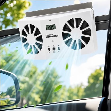 Ventilateur solaire de voiture – d'échappement fenêtre à énergie (1/5)