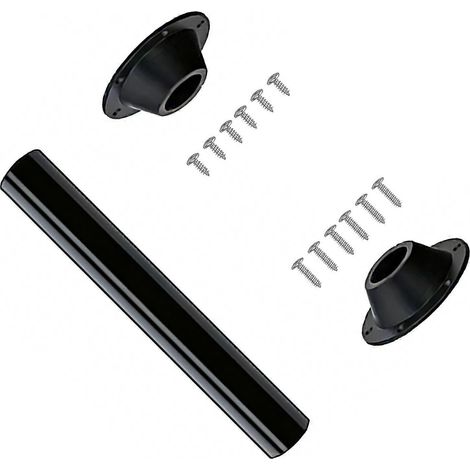 Ensemble de pieds de table pivotants pour camping-car, en aluminium noir et argent, offrant un support stable pour les voyages de camping base de pied de table, noire, 25 pouces. (1/5)