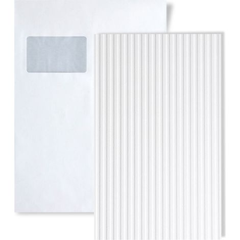 1 SAMPLE PIECE S-29305 WallFace BRIDGE WhiteLEATHER Collection  Wall panel SAMPLE in DIN A5 size