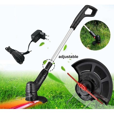 TRADE SHOP - Tagliaerba Tosaerba Elettrico Portatile Ricaricabile Telescopico Erba Prato 0826 - (1/5)