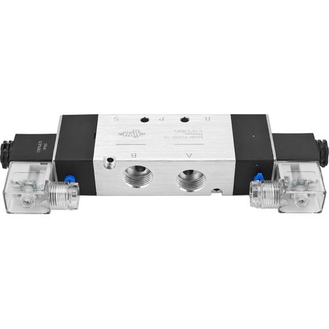 Électrovanne pneumatique 4V420-15, électrovanne 5 voies à 3 positions, vanne de commande pneumatique, 220 V CA (1/5)