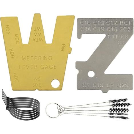 Jauge de Mesure de carburateur ZT-1 500-13 Universel pour Wal-Bro carburateur pour Zama Carb Jauge de Levier de Mesure avec Brosse de Nettoyage du carburateur (1/5)