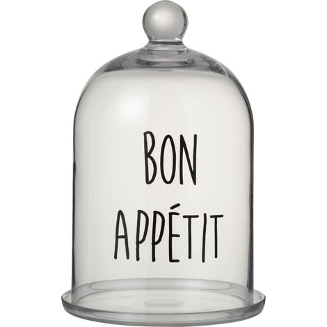 Cloche verre Bon appétit 19x31cm (1/2)