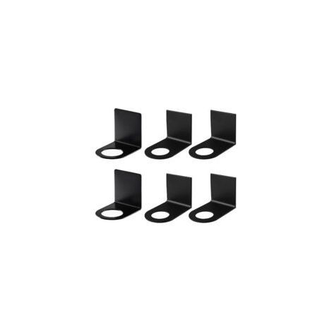 Soporte de pared de 6 piezas para bomba manual, gancho para dispensador, soporte autoadhesivo para botellas de pared, soporte de acero inoxidable para champú para cocina y baño - Crezuo