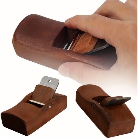 Petit rabot en bois à une main, 11 cm (1/5)