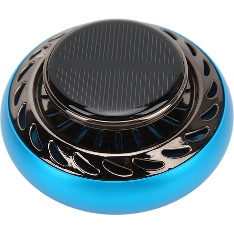 Diffuseur d'huiles essentielles rotatif à énergie solaire pour voiture, décoration intérieure, bleu (1/5)