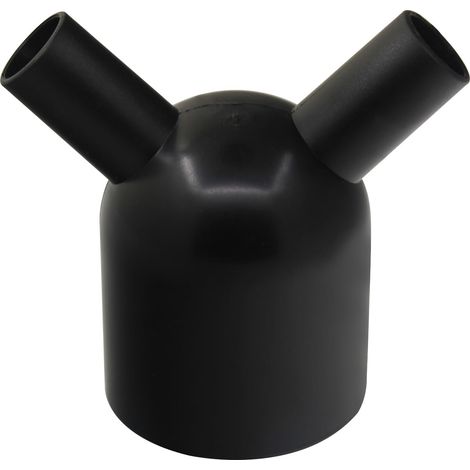 Raccord en y pour tuyau aspirateur adaptateur y distributeur pour collecteur de copeaux extracteur poussière réducteur (ID95mm OD100mm) (1/5)