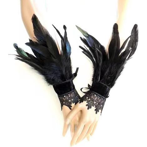 Bracciali regolabili neri, set di braccialetti - Nero